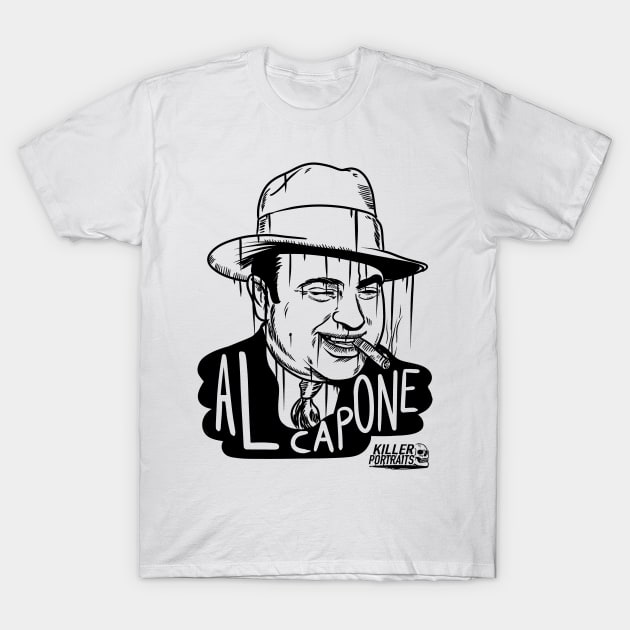 Al Capone Killer Portratis T-Shirt by Luis Angel Nunez